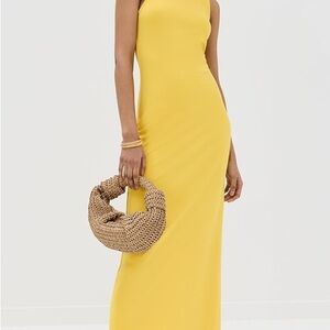 Staud Bari Dress Women’s Size L yellow